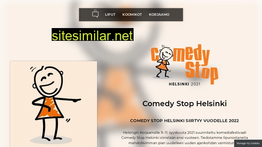 comedystophelsinki.fi alternative sites