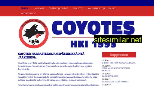 coyotes.fi alternative sites
