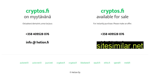 cryptos.fi alternative sites