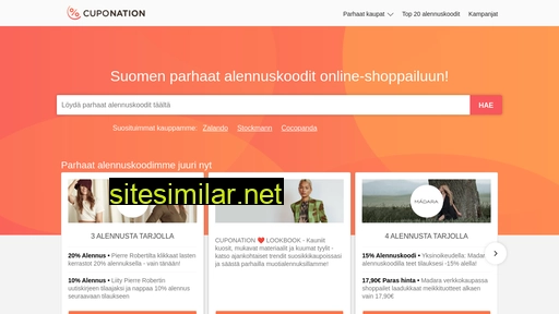 cuponation.fi alternative sites
