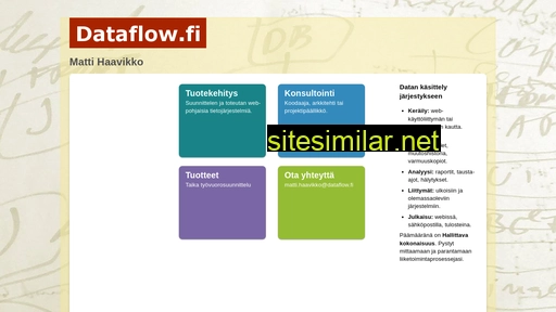 Dataflow similar sites