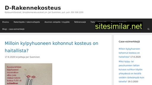 d-rakennekosteus.fi alternative sites