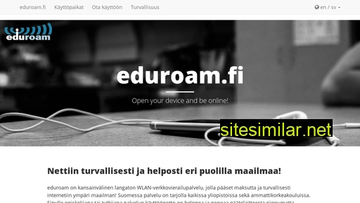 eduroam.fi alternative sites