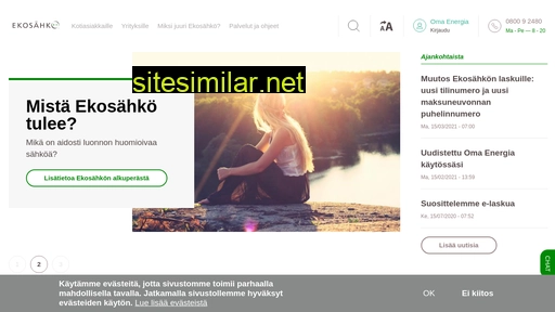 ekosahko.fi alternative sites