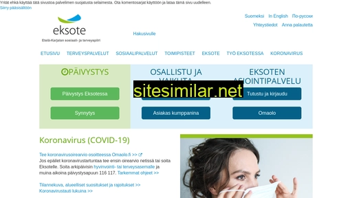 eksote.fi alternative sites