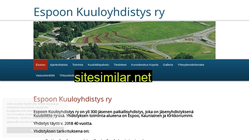 espoonkuuloyhdistys.fi alternative sites