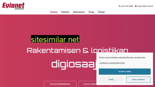 evianet.fi alternative sites