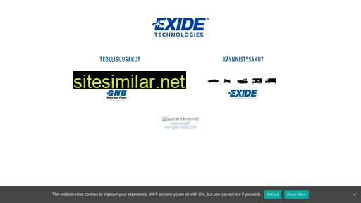 exide.fi alternative sites
