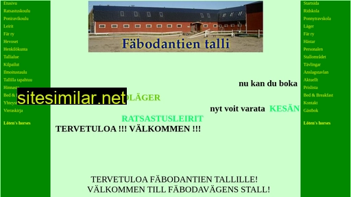 fabodavagensstall.fi alternative sites