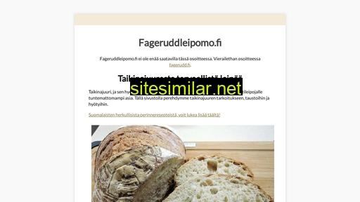 fageruddleipomo.fi alternative sites