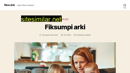 fiksuarki.fi alternative sites