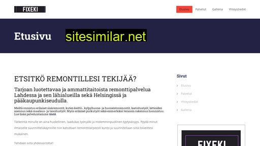 fixeki.fi alternative sites
