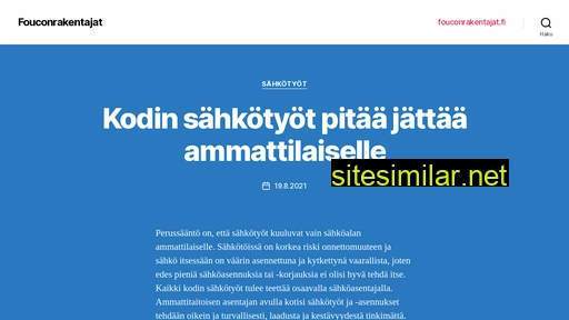 fouconrakentajat.fi alternative sites