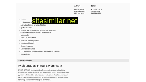 fysio-keskus.fi alternative sites