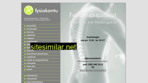 fysiokontu.fi alternative sites