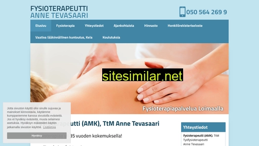 fysioterapeuttitevasaari.fi alternative sites