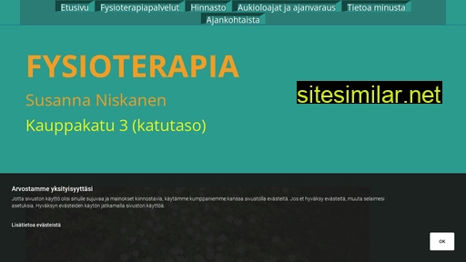 fysioterapiasusannaniskanen.fi alternative sites