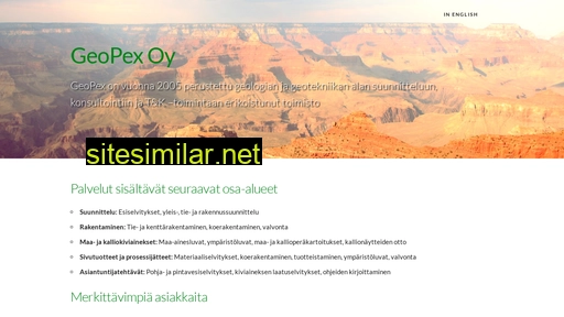 geopex.fi alternative sites
