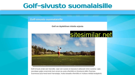 golfkuume.fi alternative sites