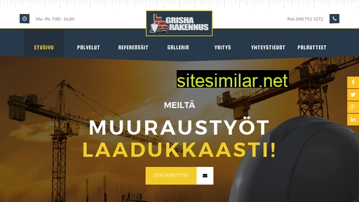 grisha-rakennus.fi alternative sites