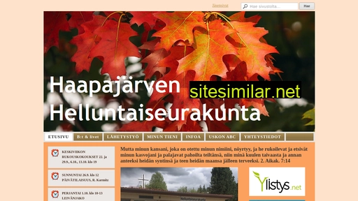 haapajarvenhelluntaisrk.fi alternative sites
