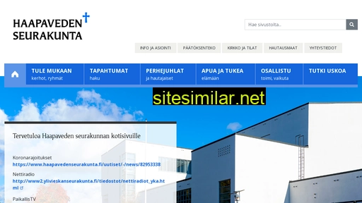 haapavedenseurakunta.fi alternative sites