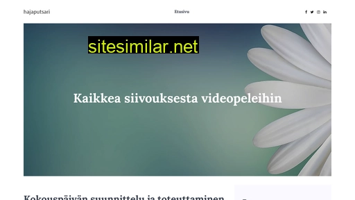hajaputsari.fi alternative sites