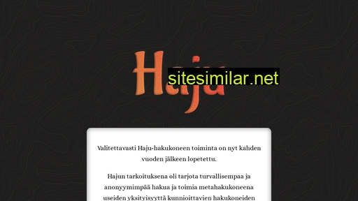 haju.fi alternative sites