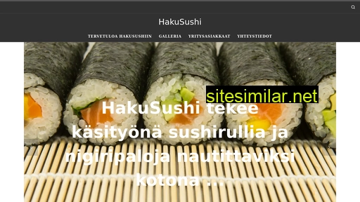Hakusushi similar sites