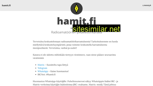 hamit.fi alternative sites