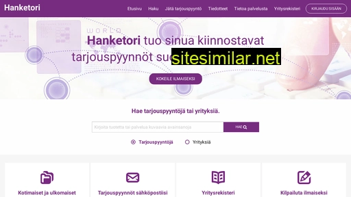 hanketori.fi alternative sites