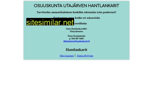 hantlankarit.fi alternative sites
