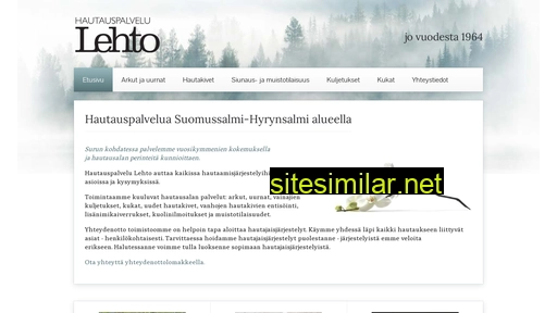 hautauspalvelulehto.fi alternative sites
