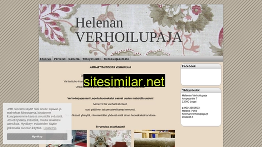 helenanverhoilupaja.fi alternative sites