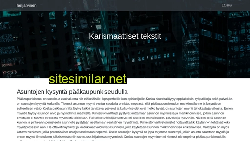 helijarvinen.fi alternative sites