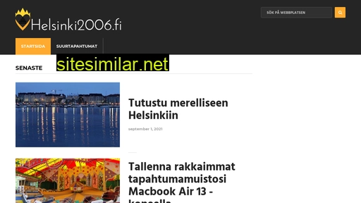 Helsinki2006 similar sites