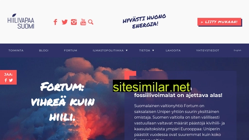 hiilivapaasuomi.fi alternative sites