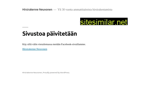 hirsirakenneneuvonen.fi alternative sites