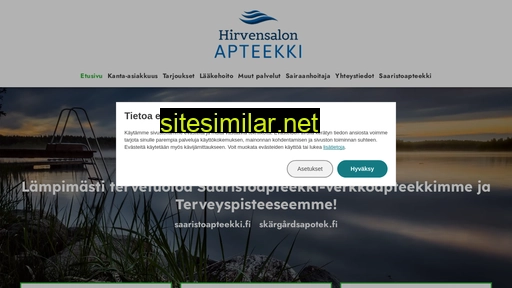 hirvensalonapteekki.fi alternative sites
