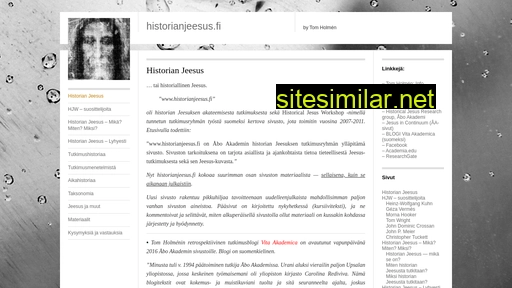 historianjeesus.fi alternative sites