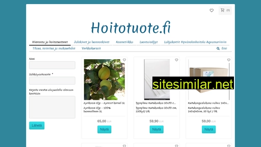 hoitotuote.fi alternative sites