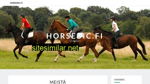 horsebic.fi alternative sites