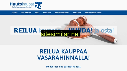 huutokaupat24.fi alternative sites