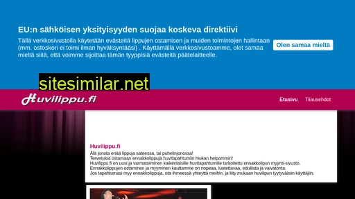 huvilippu.fi alternative sites