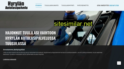 hyrylanautolasipalvelu.fi alternative sites