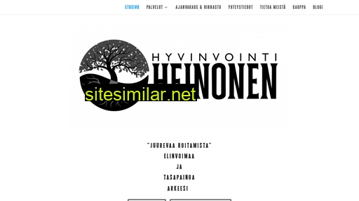 hyvinvointiheinonen.fi alternative sites