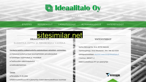 ideaalitalo.fi alternative sites