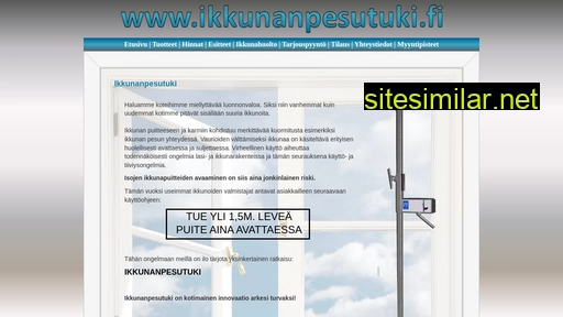 ikkunanpesutuki.fi alternative sites