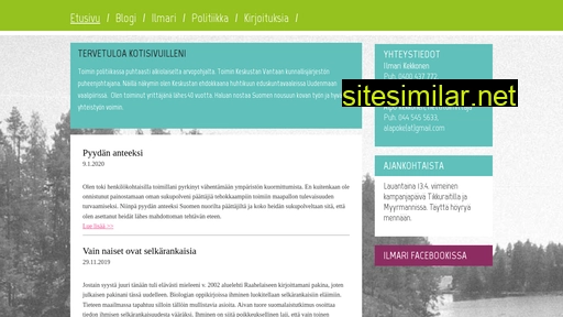 ilmarikekkonen.fi alternative sites