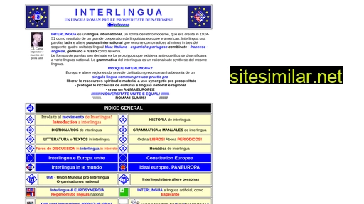 Interlingua similar sites